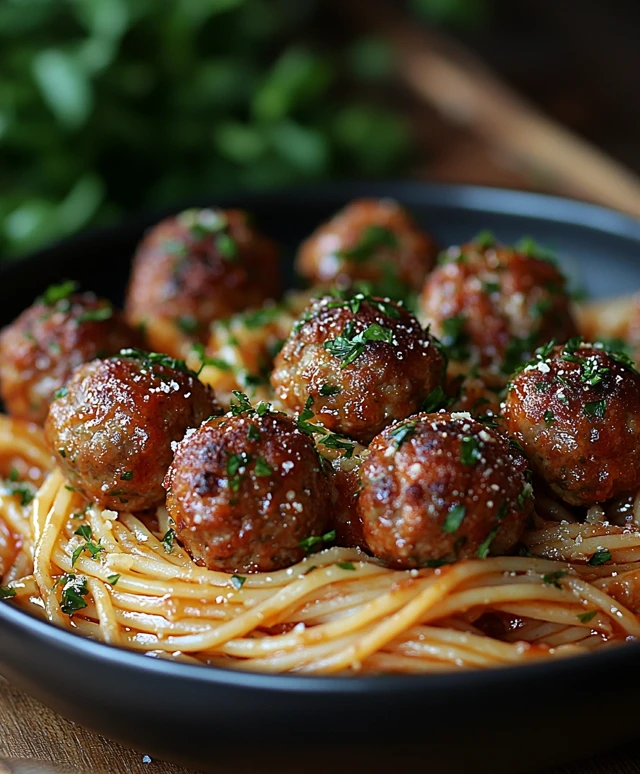 Spaghetti Meatballs