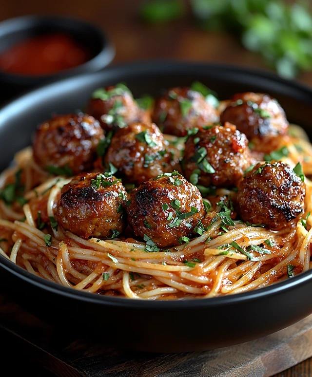 Spaghetti Meatballs