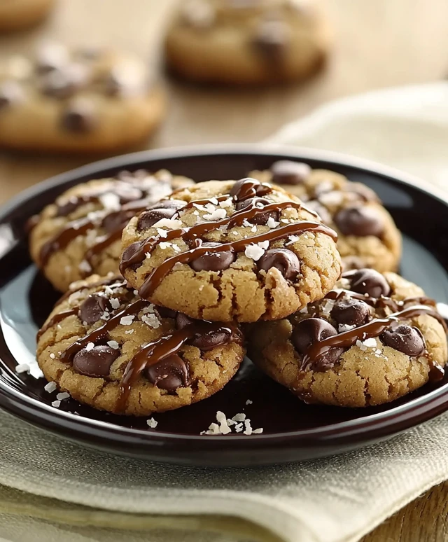 Salted Caramel Chocolate Chip Cookies