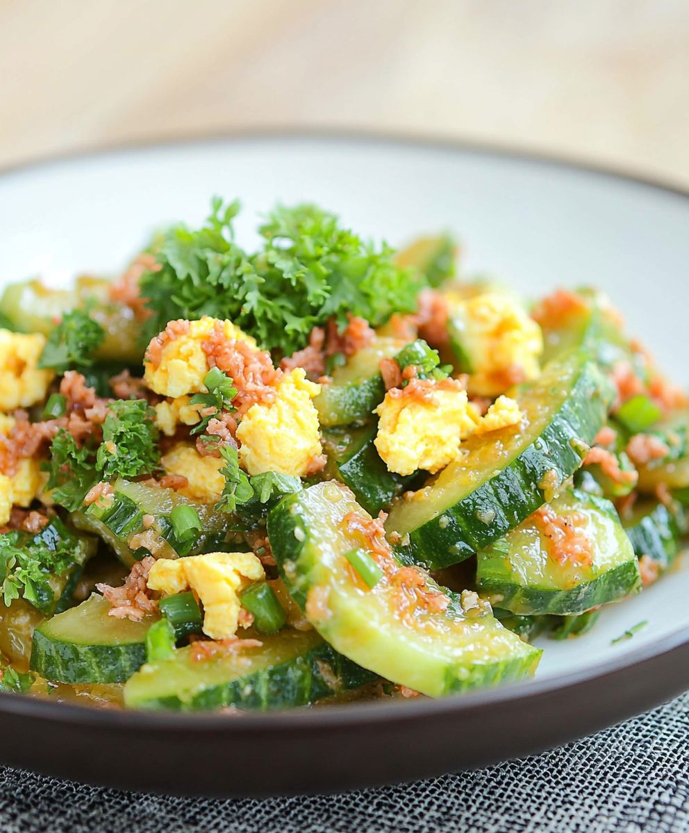 Stir-Fried Bitter Melon Eggs