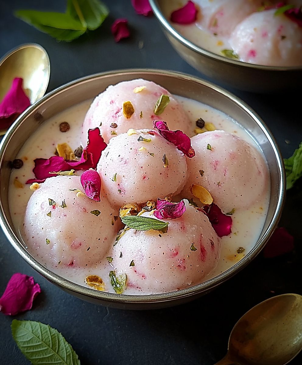 Rose Rasmalai