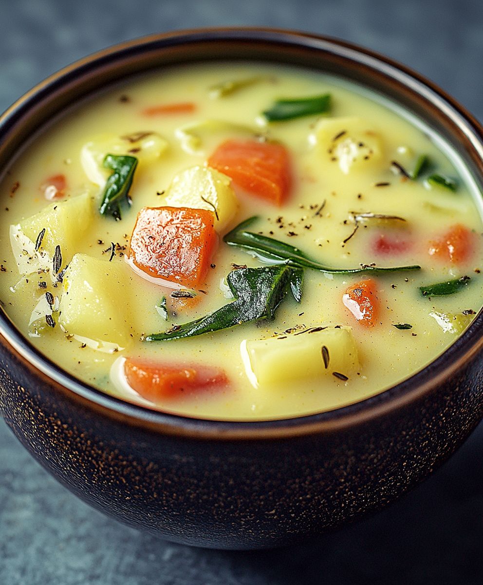 Creamy vegetable soup