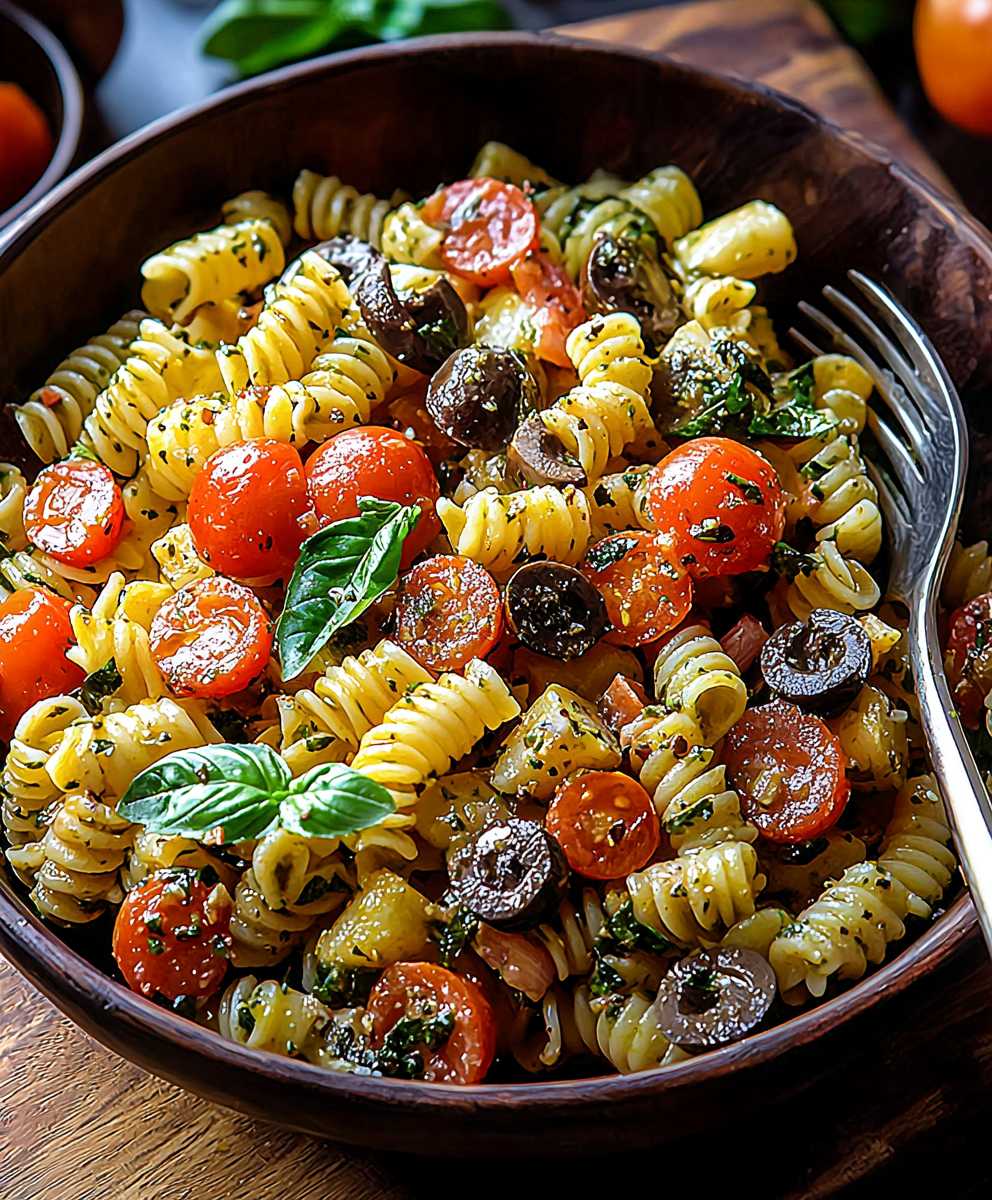 Italian chop pasta salad