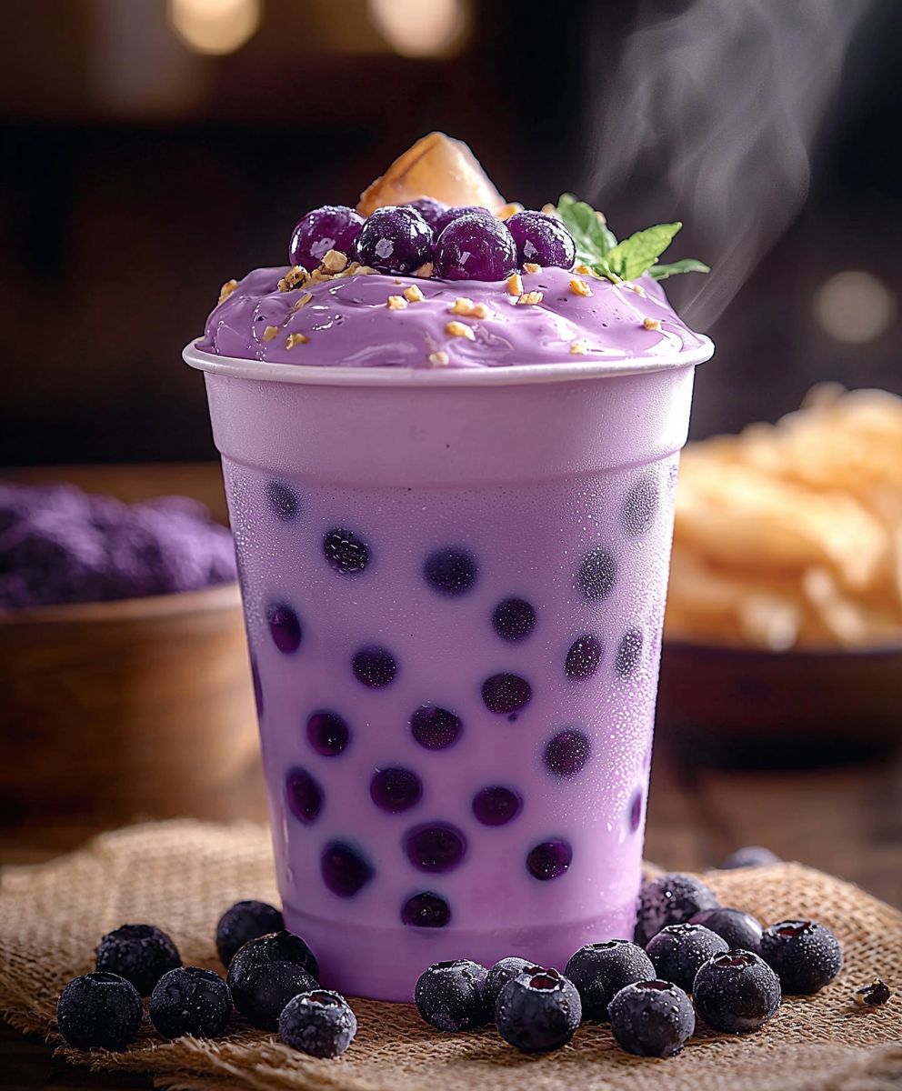 Purple Boba Tea