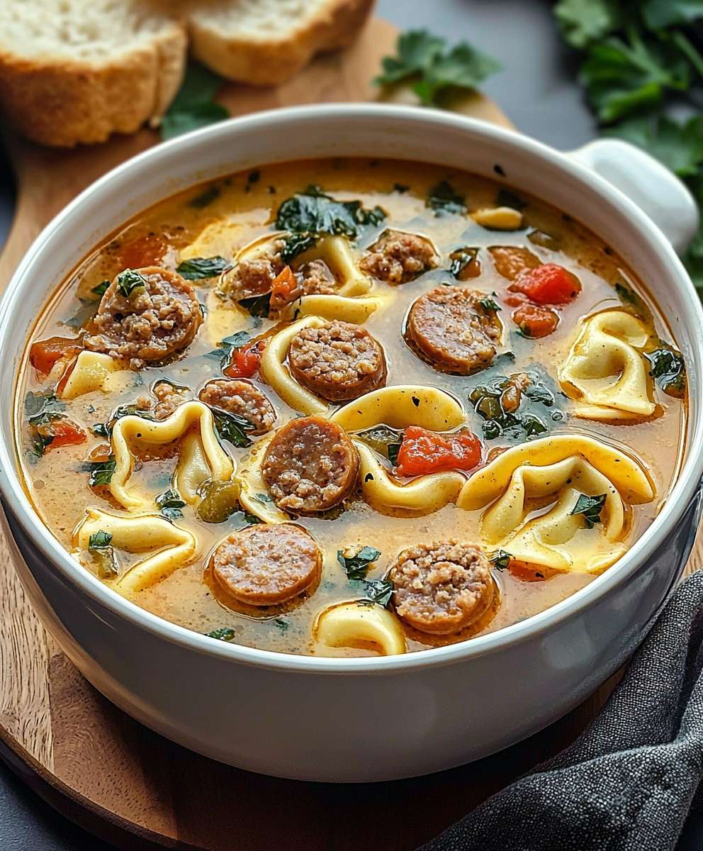 Sausage Tortellini Soup