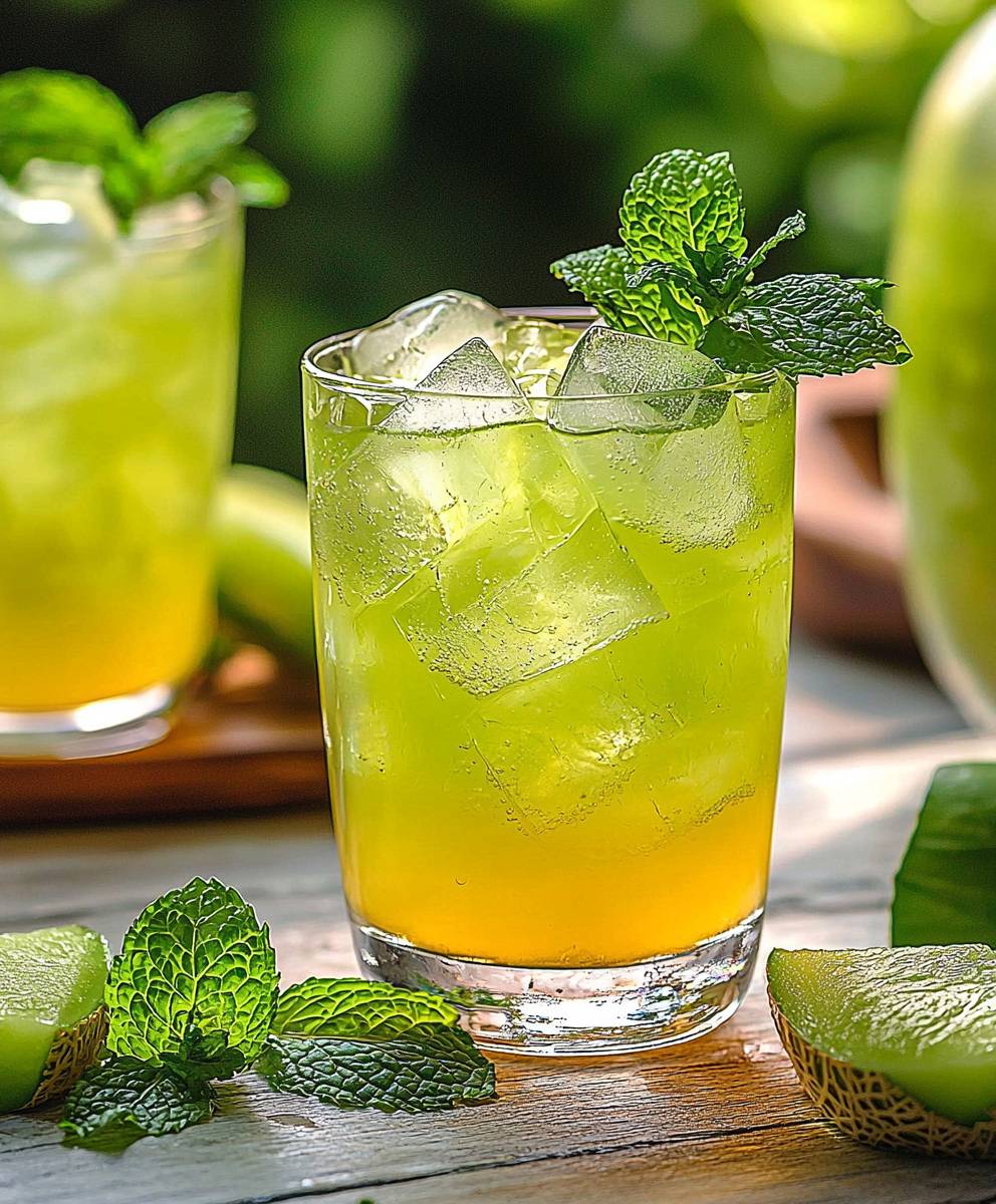 Honeydew Mint Iced Tea