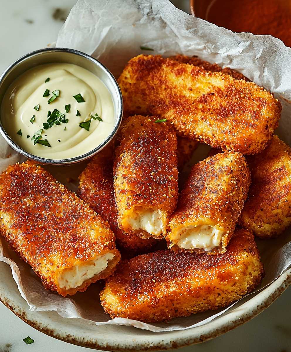 Nashville Hot Mozzarella Sticks