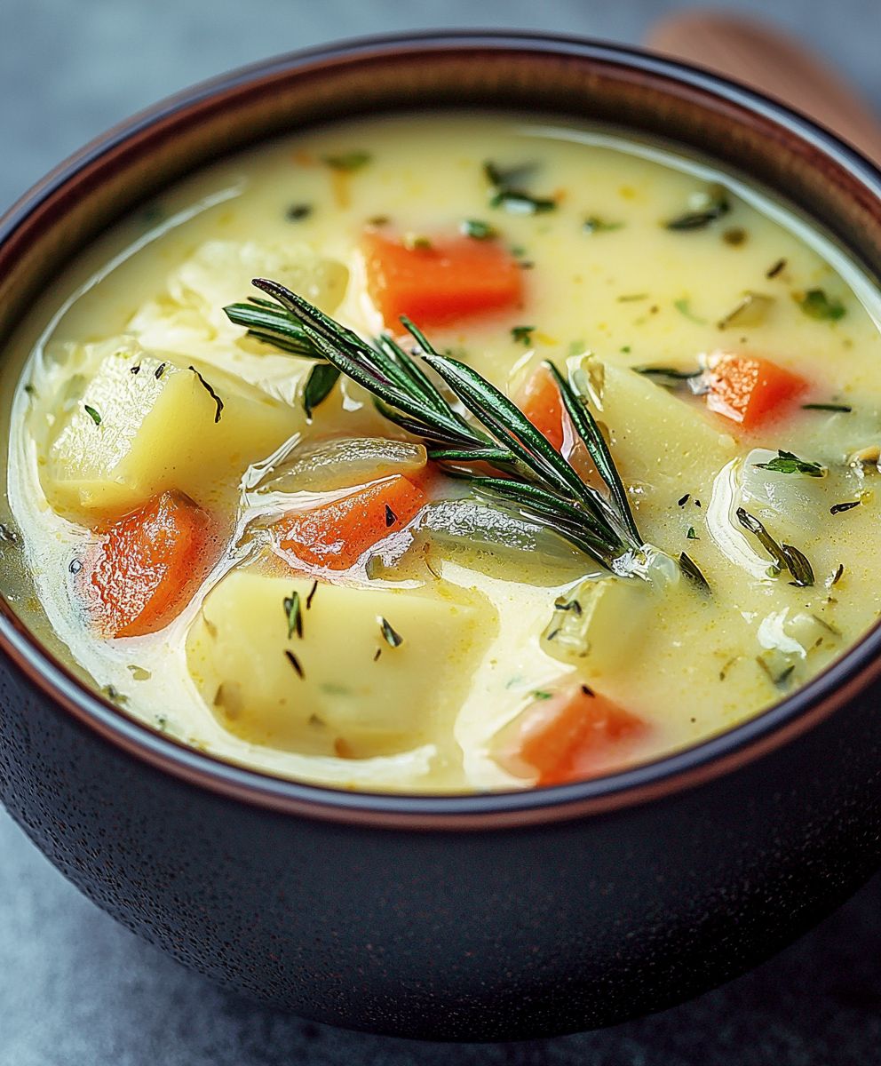 Creamy vegetable soup