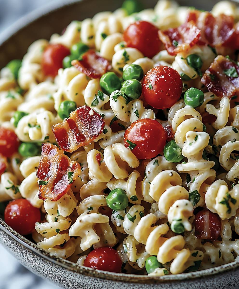 Bacon Ranch Pasta Salad