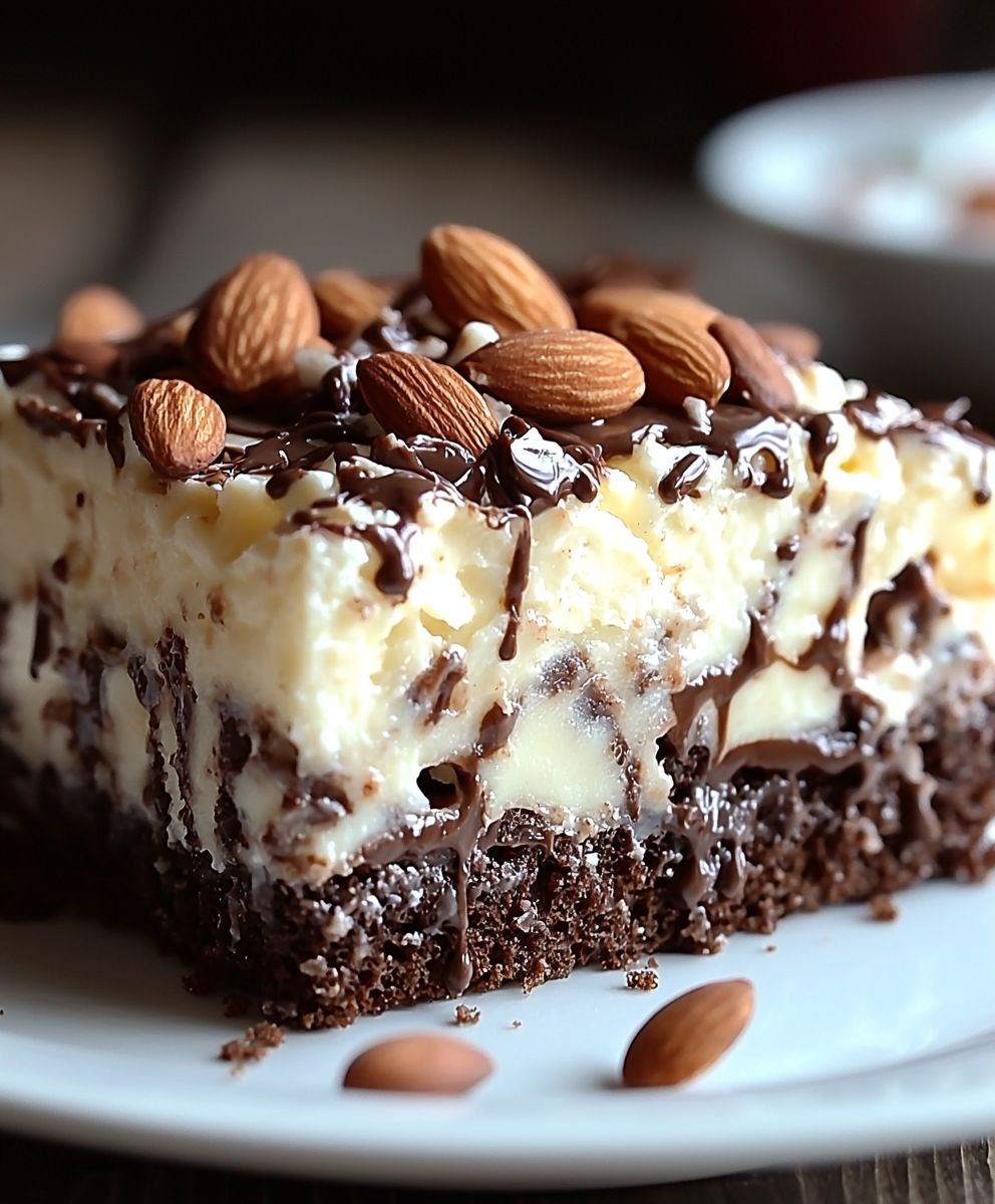 Almond Joy Poke Cake