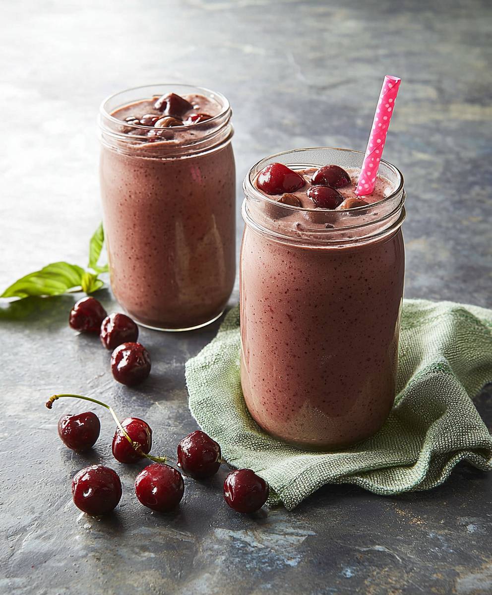 Chocolate Cherry Smoothie