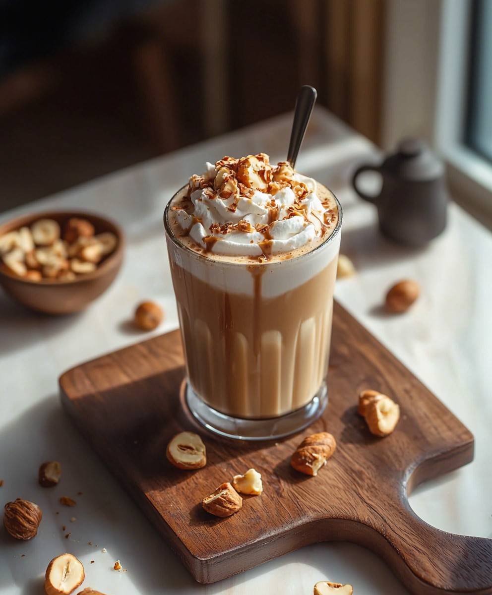 Keto Hazelnut Iced Coffee