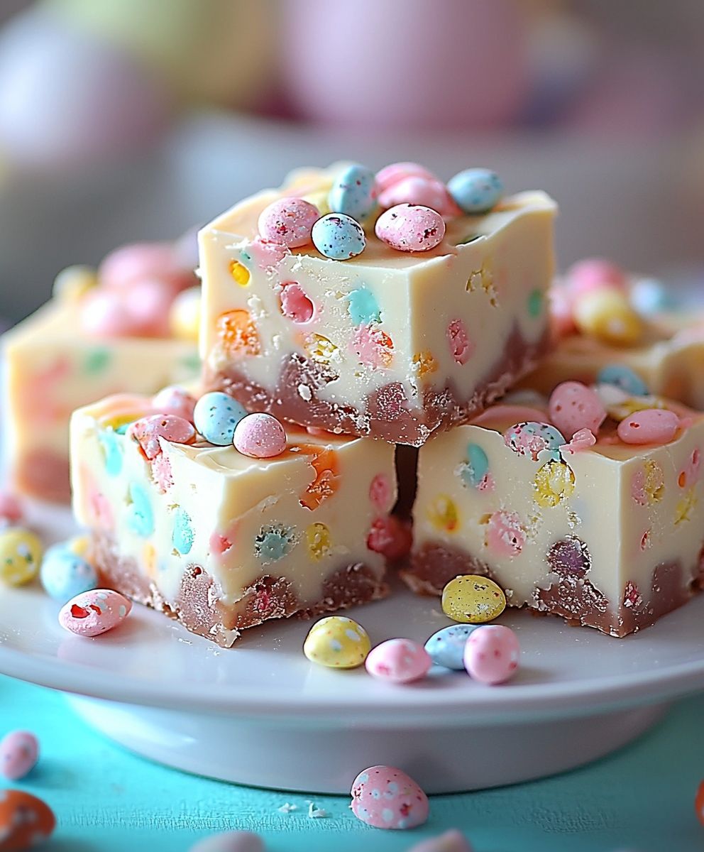 Easter Candy Fudge