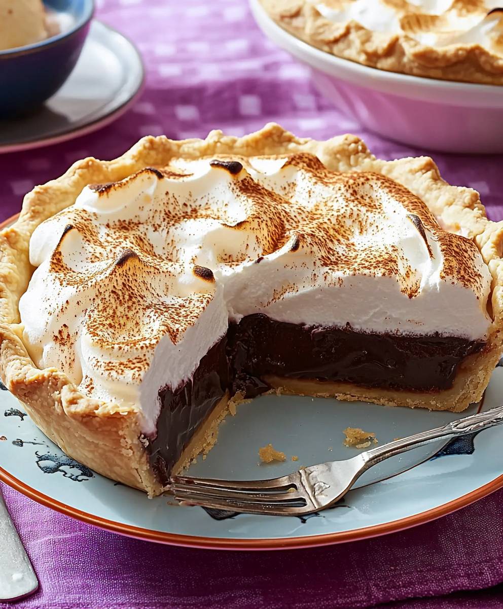 Chocolate Meringue Pie Dessert