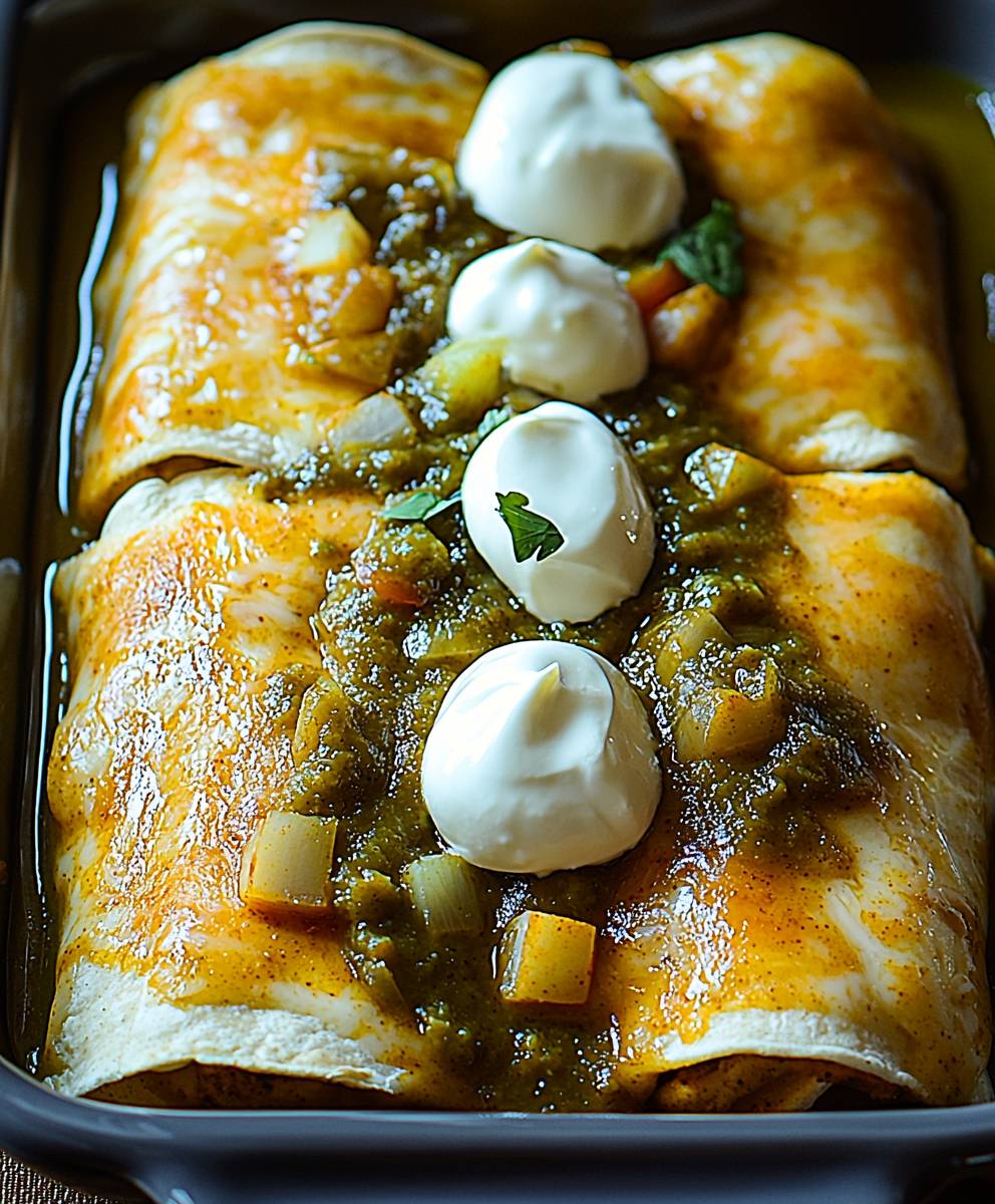 Green Chile Enchiladas