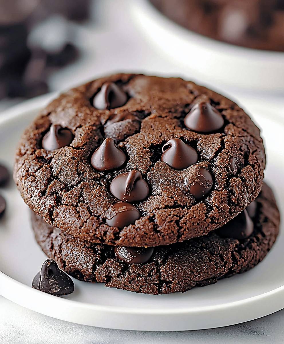 Double Chocolate Chip Cookies