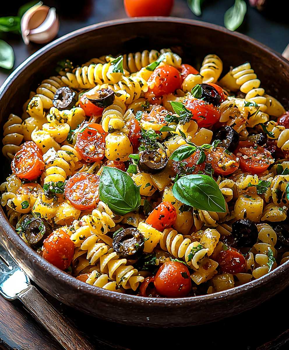 Italian chop pasta salad