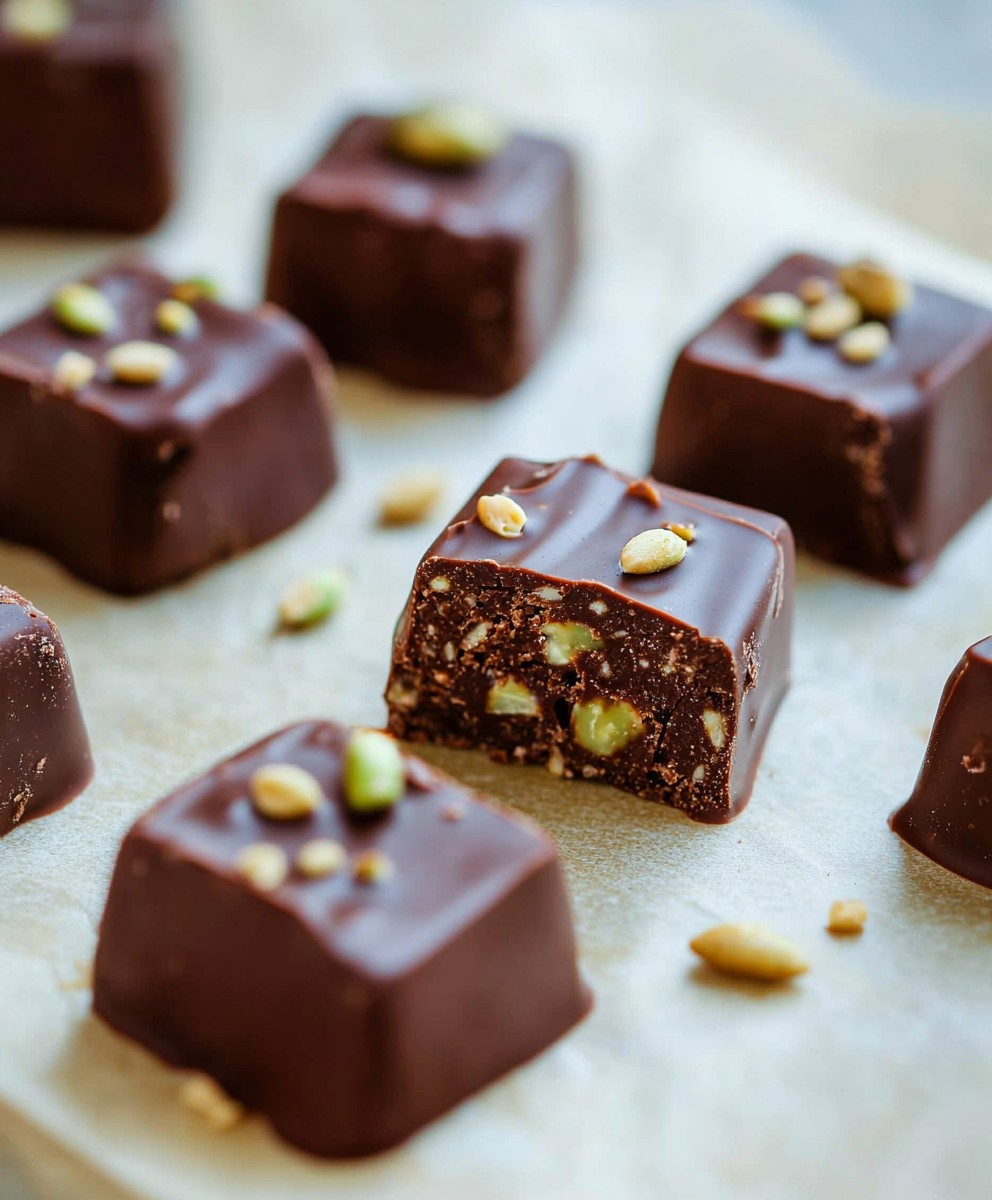 Chocolate Tahini Truffles Delight