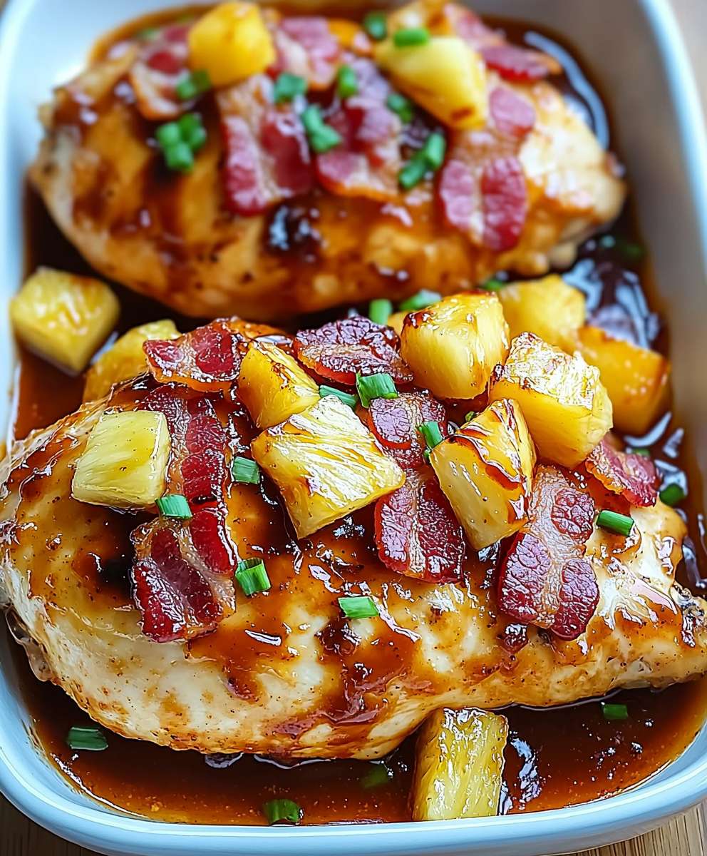 Bacon Pineapple BBQ Chicken