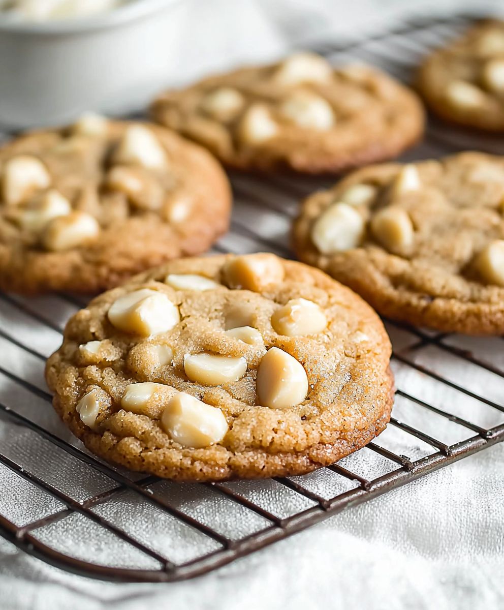 White Chocolate Macadamia Cookies