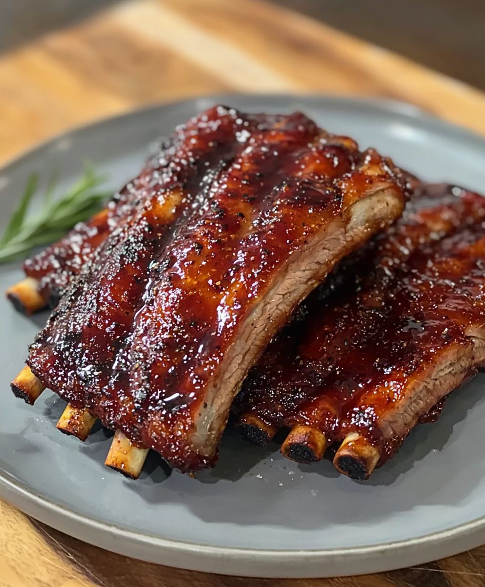 Black Pepper Teriyaki Ribs