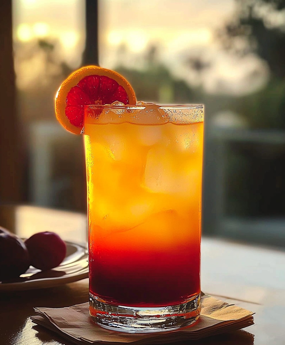 Tequila Sunrise Cocktail