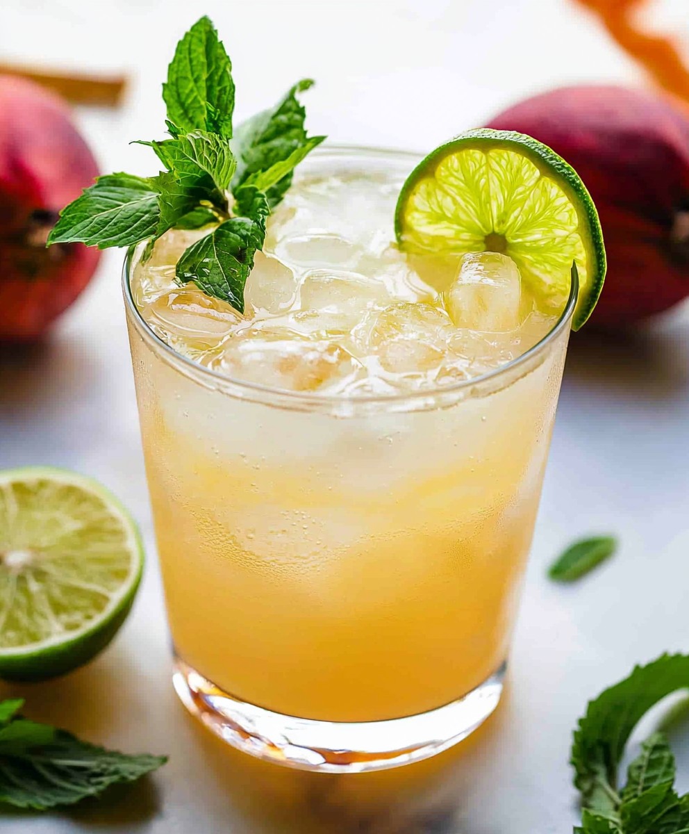 Guava Limeade Mocktail