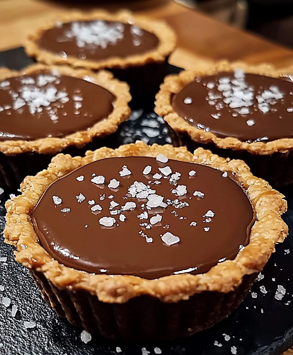 Chocolate Salted Caramel Tarts