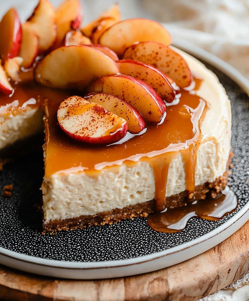 Caramel Apple Cheesecake