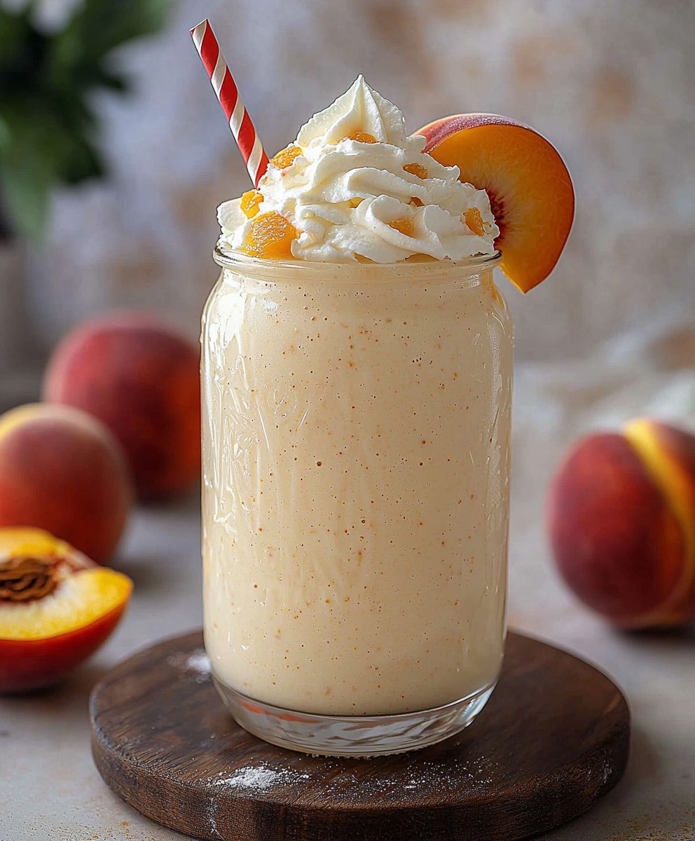 Peach Milkshake