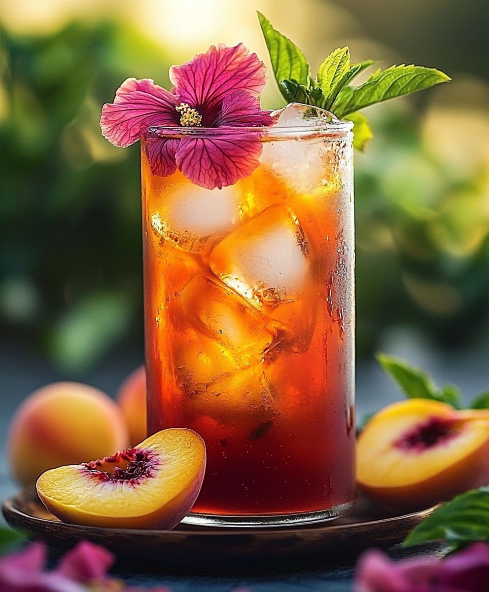 Peach Hibiscus Tea