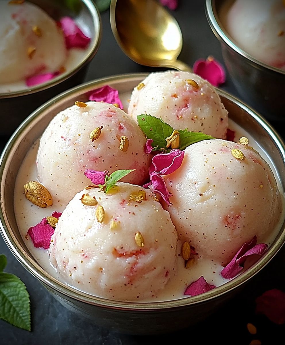 Rose Rasmalai
