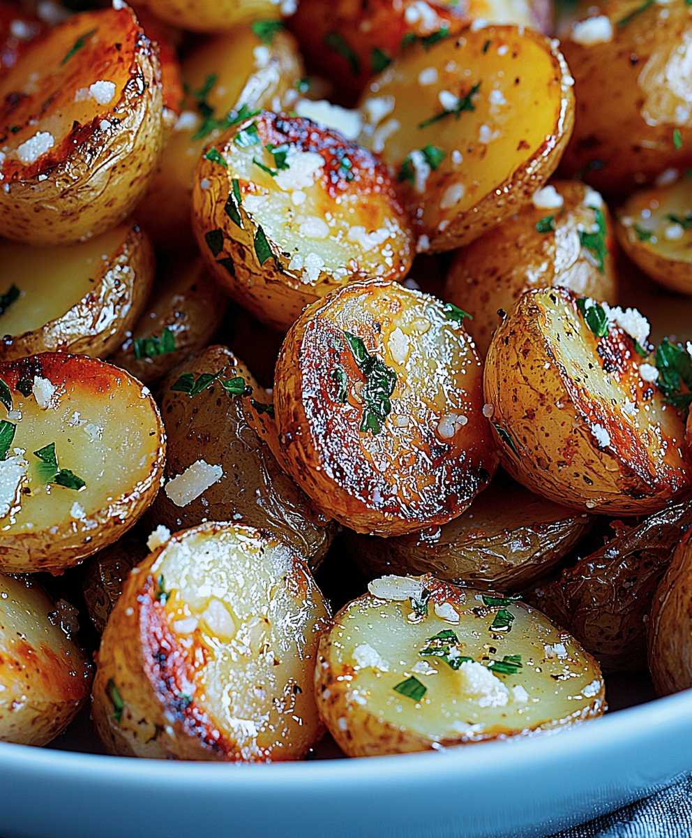 Garlic Butter Parmesan Potatoes