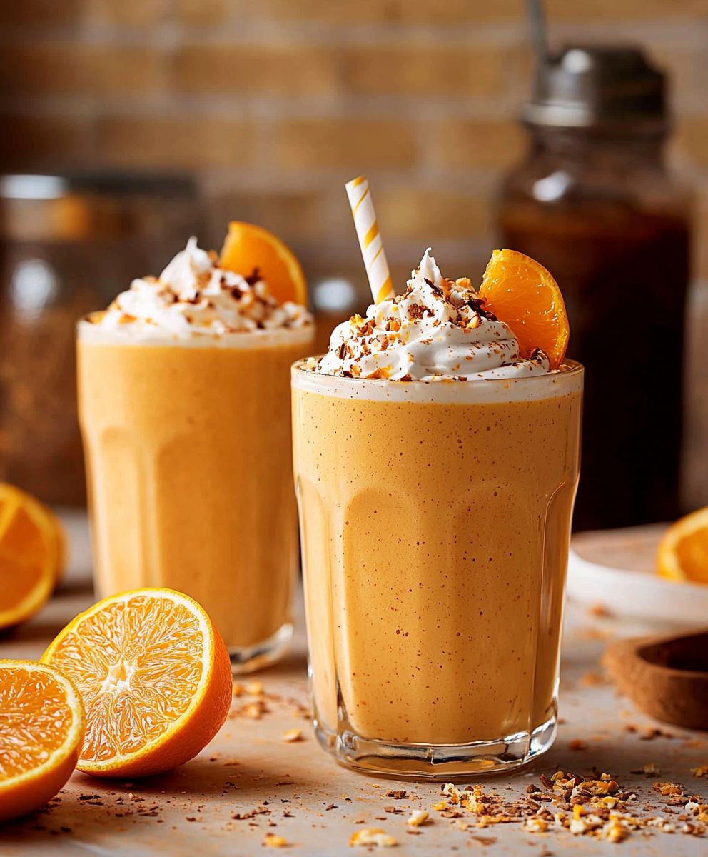 Orange Creamsicle Protein Smoothie
