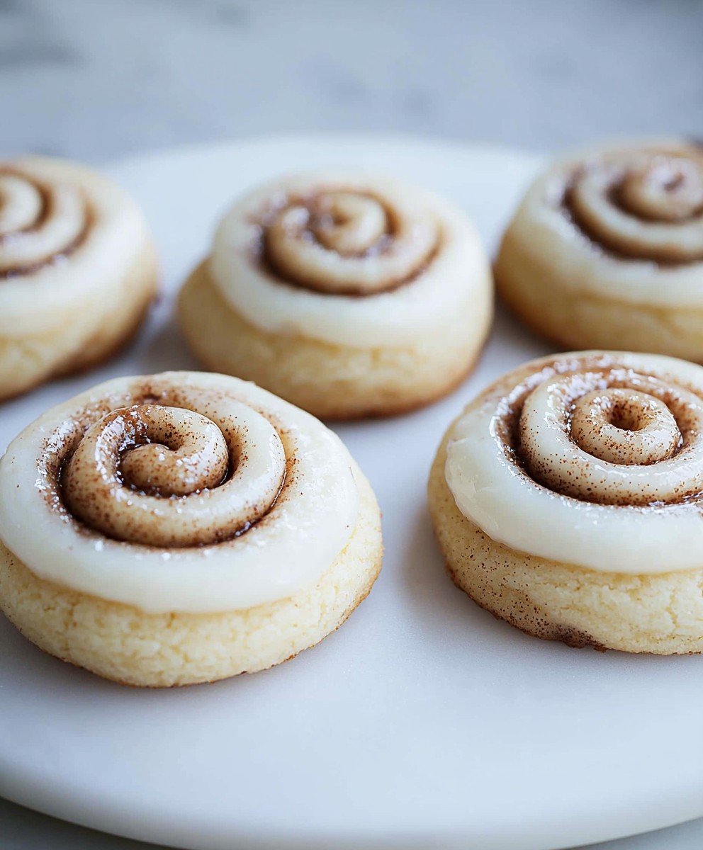 Cinnamon roll cookies