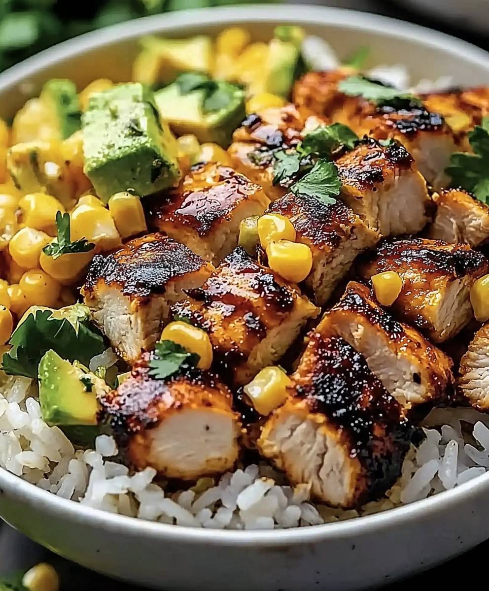 Street Corn Chicken Bowl