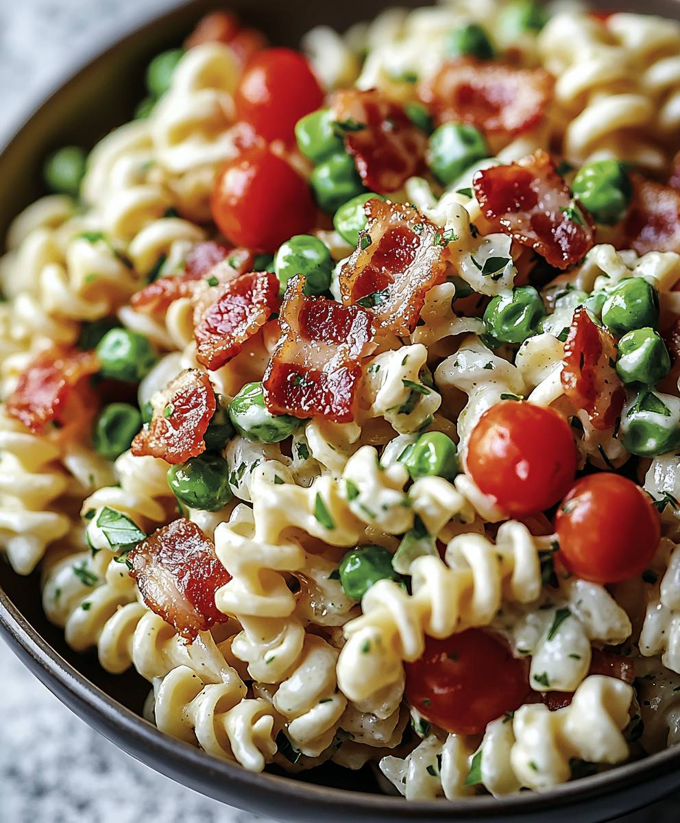 Bacon Ranch Pasta Salad