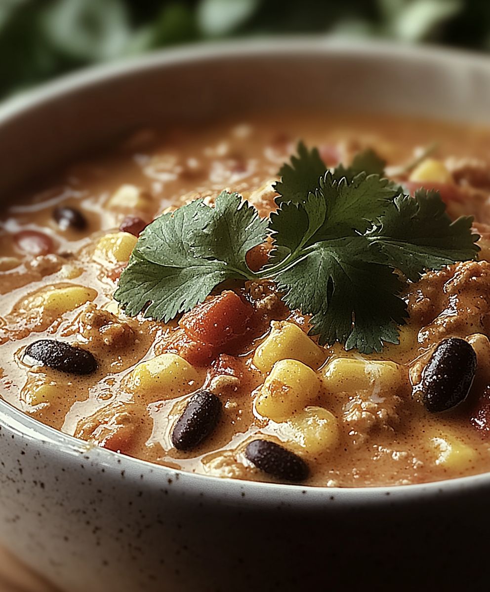 Cheesy Enchilada Chili