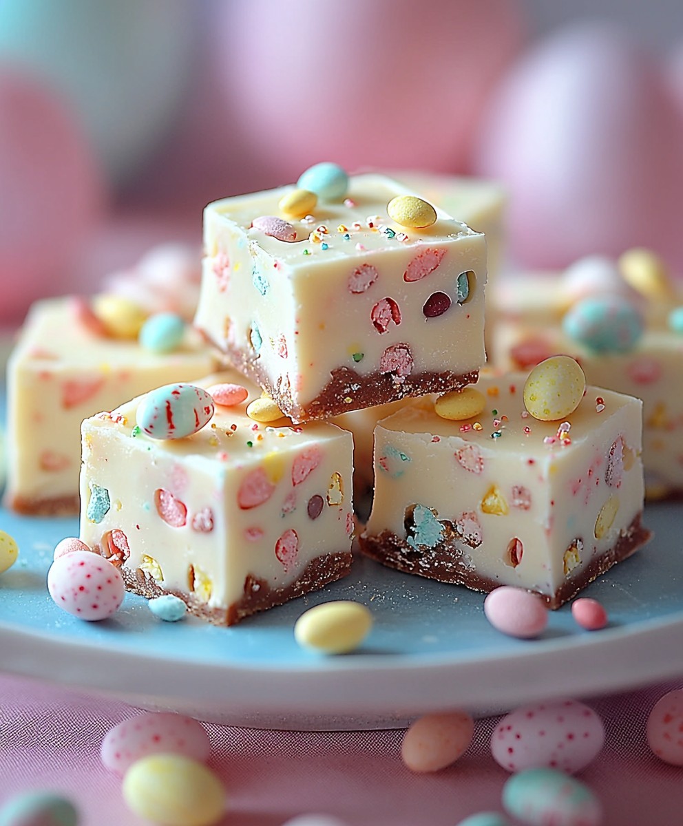 Easter Candy Fudge