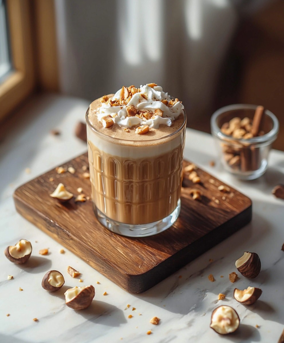 Keto Hazelnut Iced Coffee