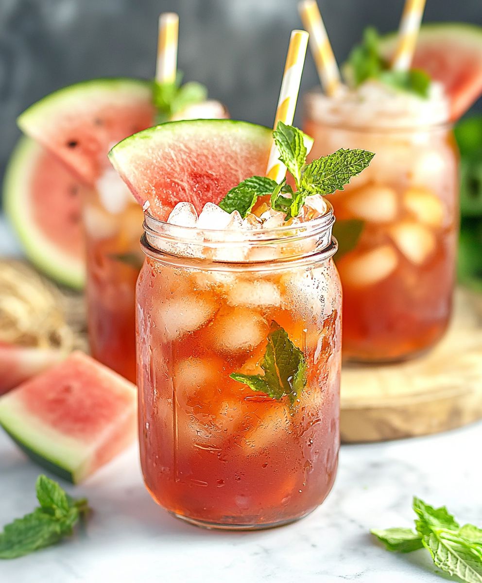 Watermelon iced tea