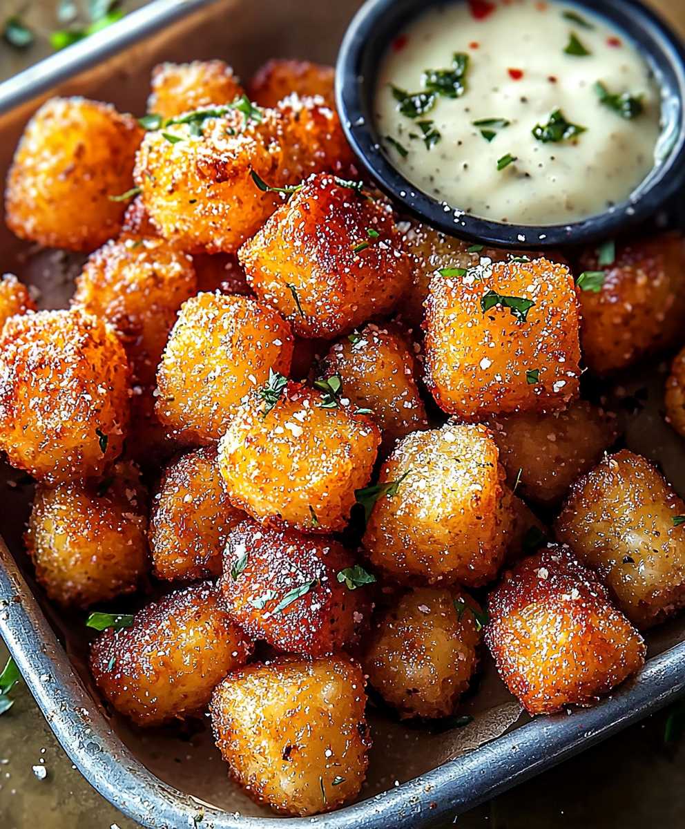 Parmesan Baked Tater Tots