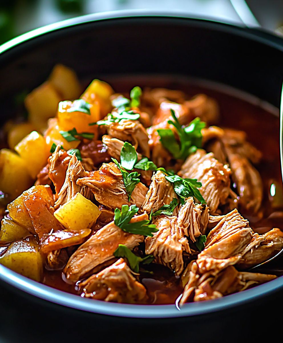 Hawaiian chicken slow cooker
