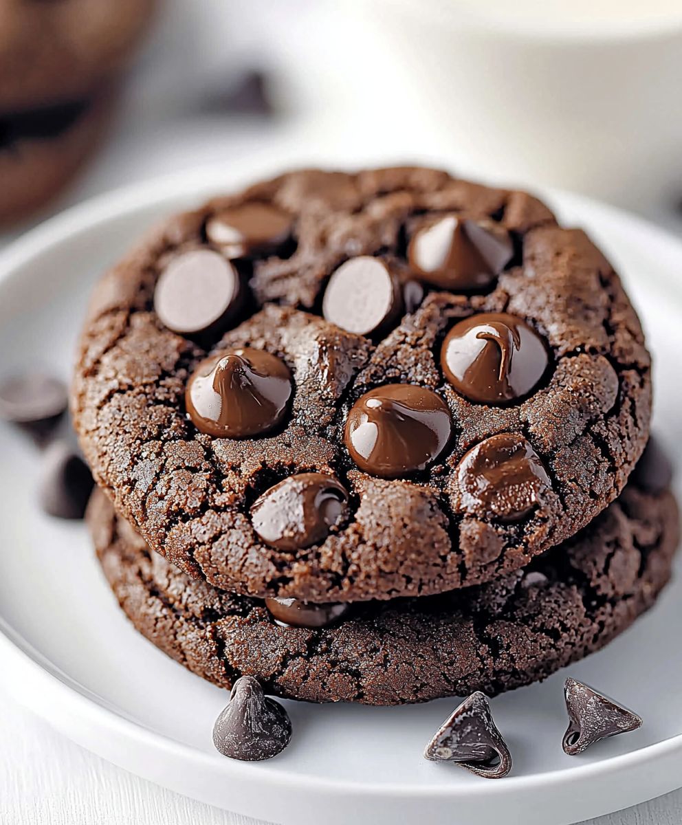 Double Chocolate Chip Cookies