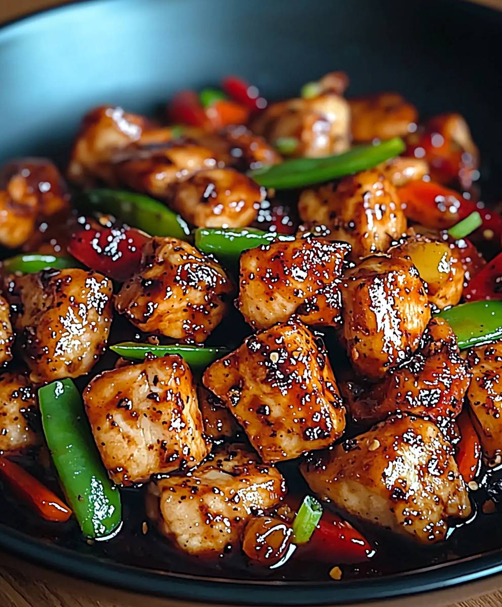 Black Pepper Chicken Dish