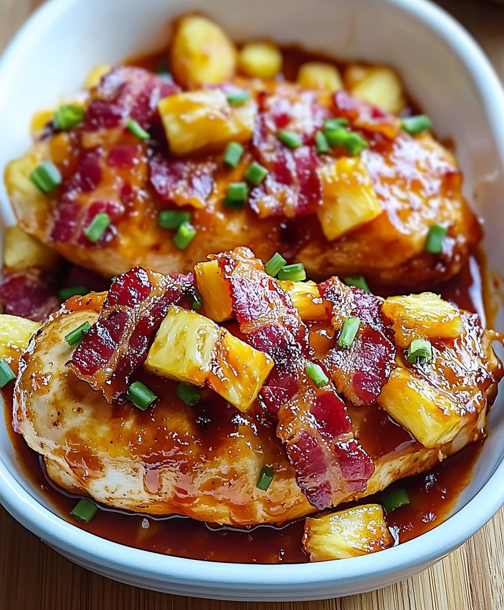 Bacon Pineapple BBQ Chicken