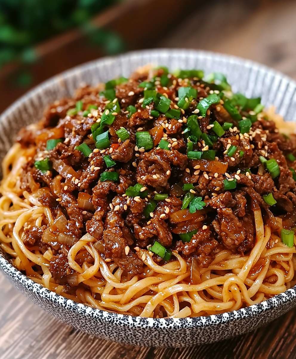 Spicy Beef Noodle Stir Fry