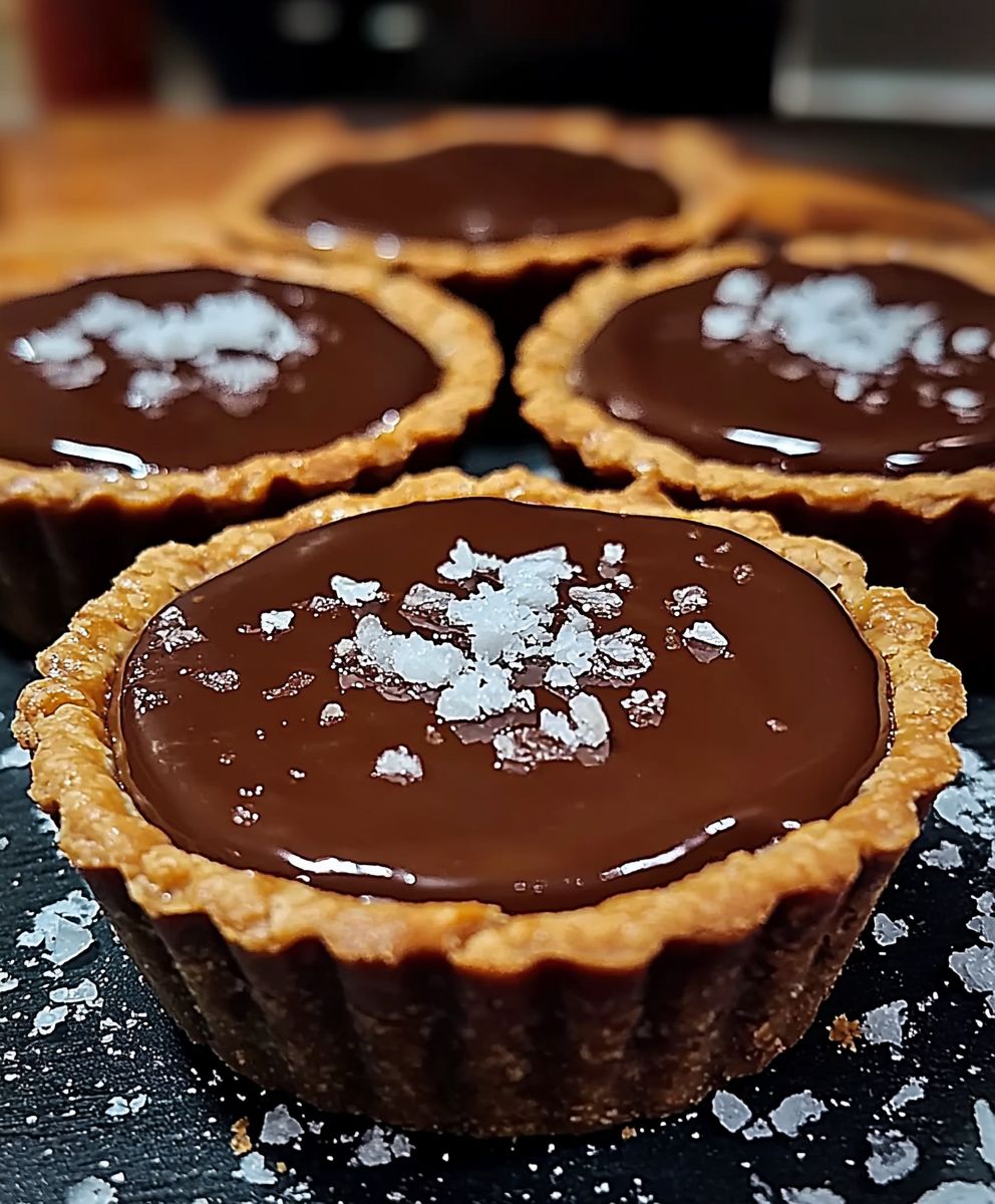 Chocolate Salted Caramel Tarts