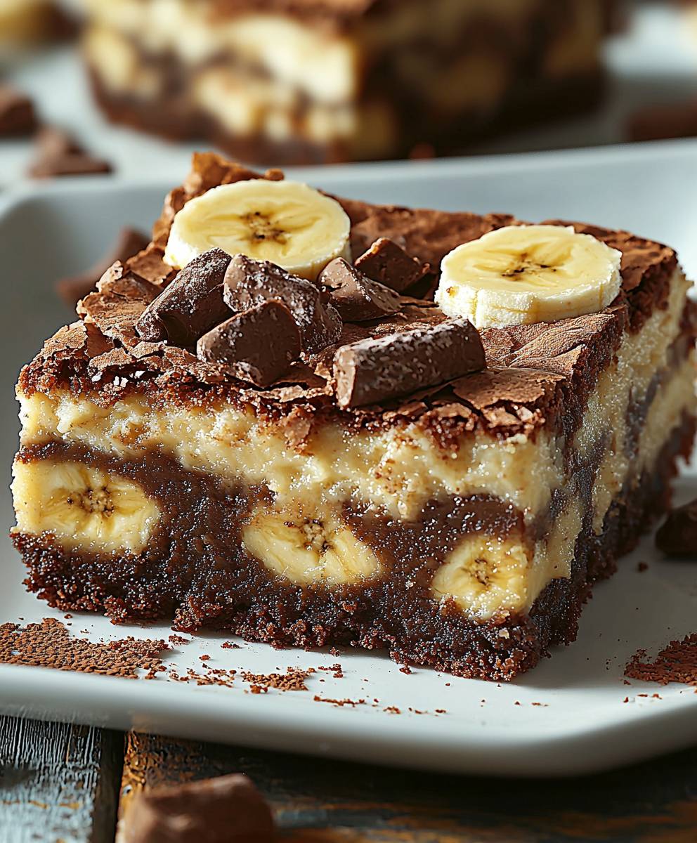 Banana Pudding Brownies