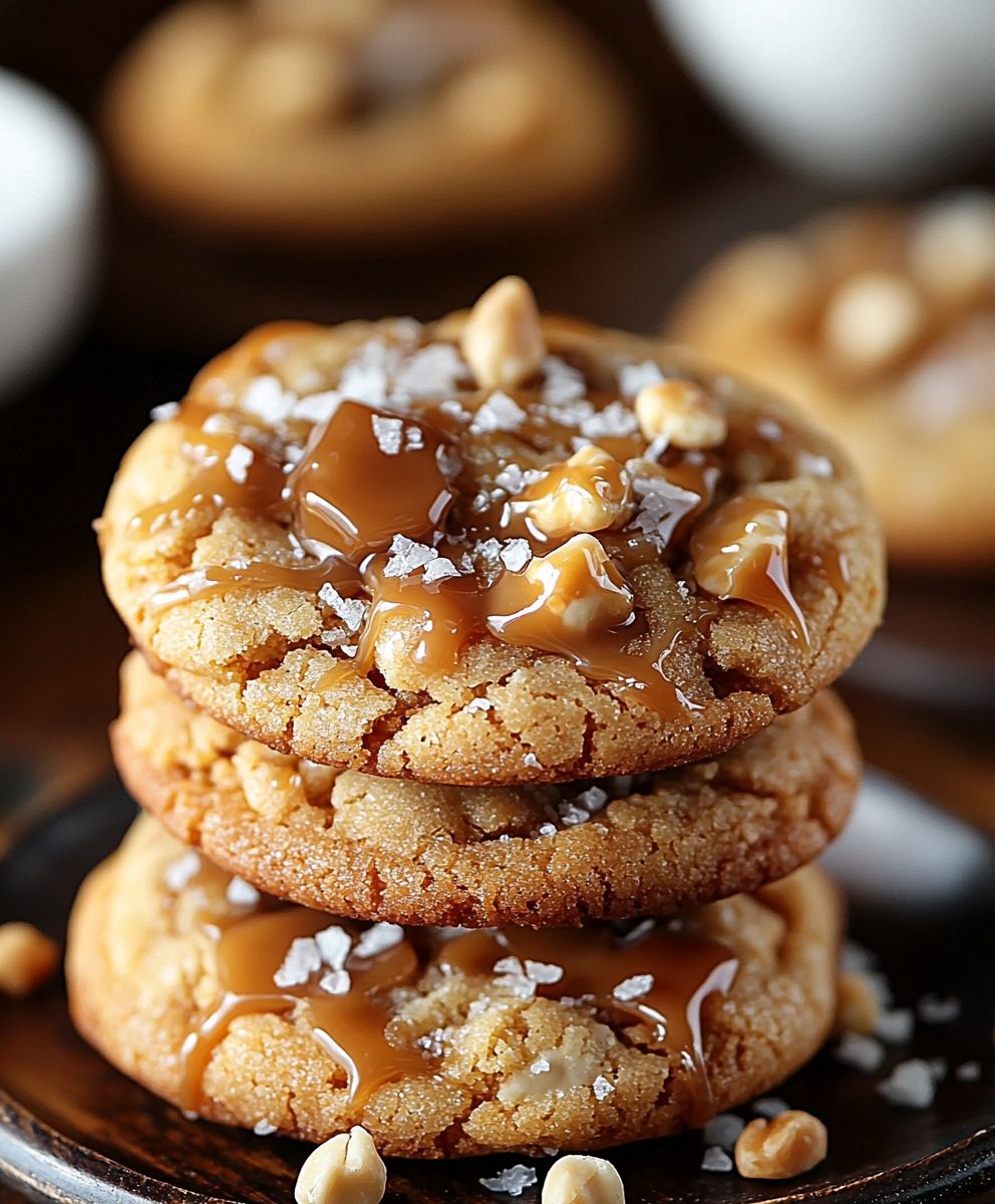Salted Caramel Crunch Cookies